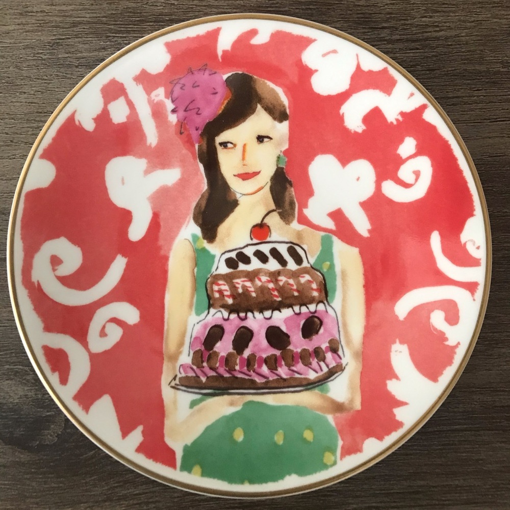 Kate Spade Illustrated Collection Tidbit Plate